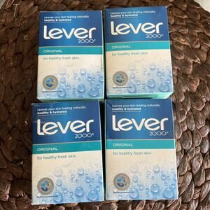 4 Lever 2000 Original Bar Soap Made In USA 4oz Bars New Discontinued